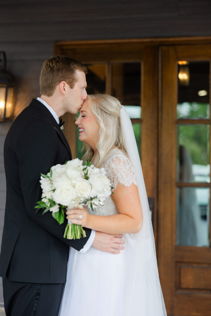 aylor and Alex together before their Park Crest wedding ceremony