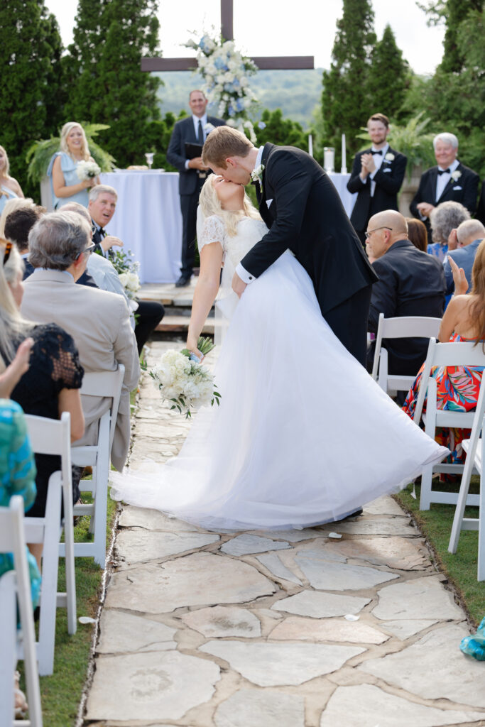 Taylor and Alex during an editorial-style wedding portrait at Park Crest
