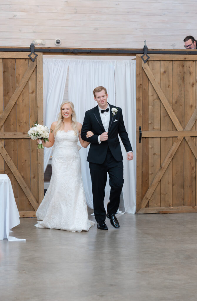 Taylor and Alex sharing their first dance at their Park Crest wedding reception