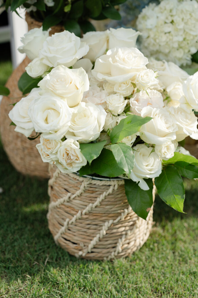 Classic wedding ceremony details at Old Overton Country Club in Birmingham Alabama